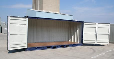 Container open side 40 feet 2 bộ cửa